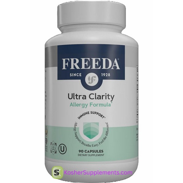 Freeda Ultra Clarity Allergy Support kosher vitamins for immune and allergy support